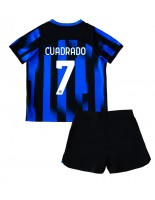 Inter Milan Juan Cuadrado #7 Kotipaita Lasten 2023-24 Lyhythihainen (+ shortsit)